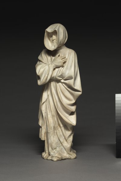 Dva plačci z hrobky Filipa Smělého, vévody z Burgundska, 1404-10 od Claus de Werve