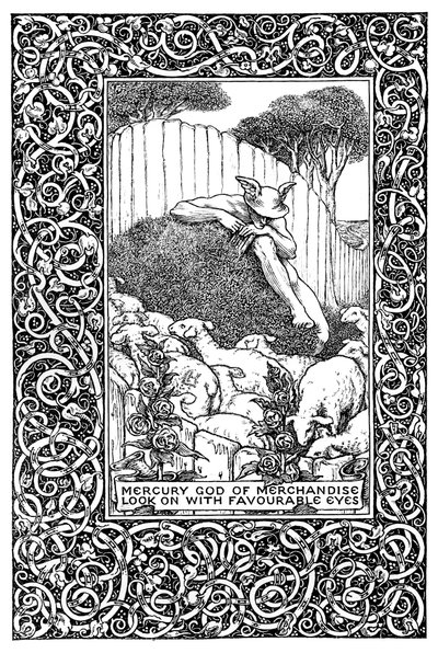 Frontispis k The Field of Clover, 1899. od Clemence Housman