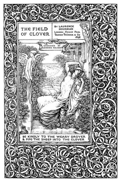 Titulní strana Pole jetele, 1899. od Clemence Housman