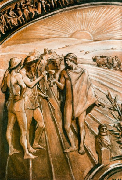 Ilustrace k Iliadě od Homera od Clement Goutier