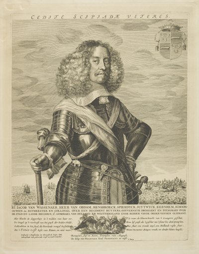 Jacob van Wassanaer, konec 17. století (rytina) od Clement de Jonghe