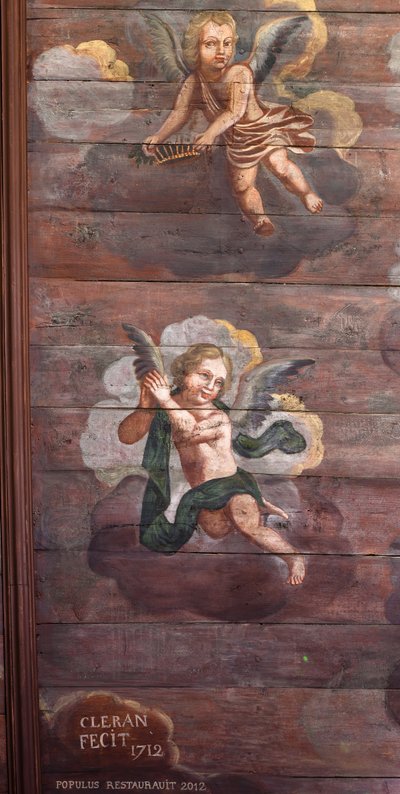 Locquirec (Finistère) / Kostel Saint-Jacques, malované klenby (foto) od Cleran