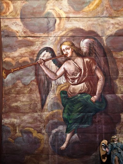 Locquirec (Finistère) / Kostel Saint-Jacques, malované klenby (foto) od Cleran