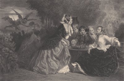 The Daughters of the Devil The Creature, ca. 1848-62. od Célestin Nanteuil