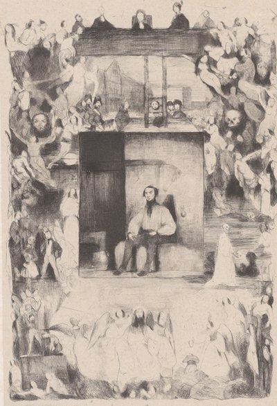 Poslední den odsouzeného muže, 1833. od Célestin Nanteuil