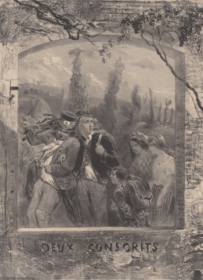 Dva branci, ca. 1830-70. od Célestin Nanteuil
