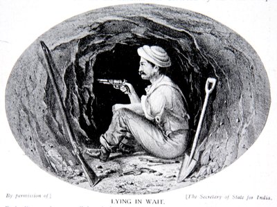 Čekání, ilustrace z „Dějiny národa“ od Clifford Henry Mecham
