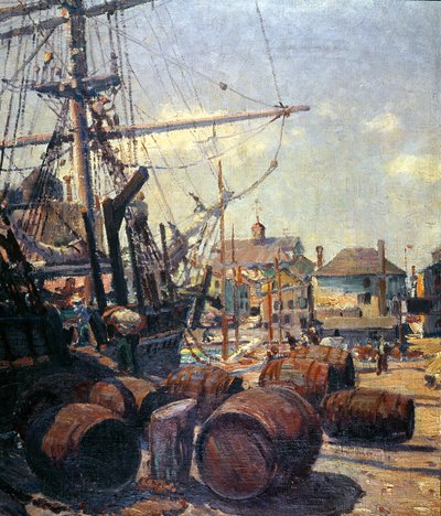 Vybavení velrybáře (olej na plátně) od Clifford Warren Ashley