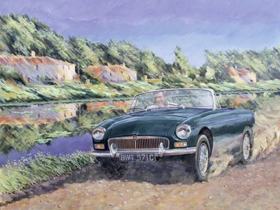 MGB u francouzského kanálu od Clive Metcalfe