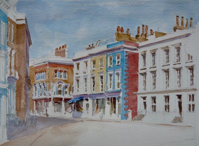 Clarendonský kříž, 2003 (akvarel) od Clive Wilson