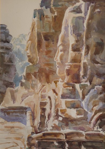 Bayon: (akvarel), 2000. od Clive Wilson