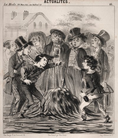 Novinky: Ha hej Felixi! tak pojďte rychle!, 1841. od Clémente Pruche