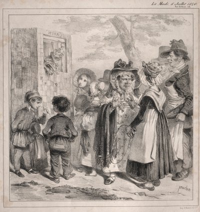 Vidíš můj drahý! je to policie, kdo nutí tyto loutky hrát, odklonit..., 1840. od Clémente Pruche