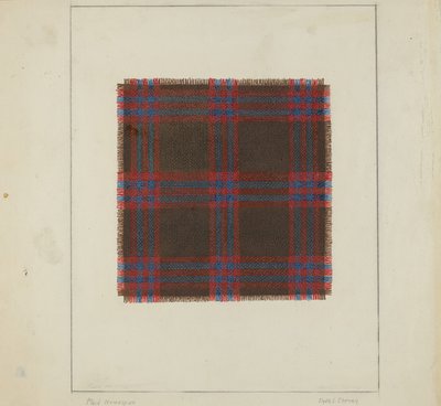 Plaid Homespun od Clyde L. Cheney