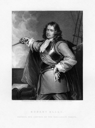 Robert Blake, anglický admirál, 1836 od Cochran