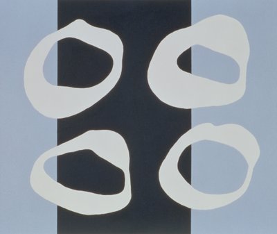 Blue Ground IV, 1998 (akryl na plátně) od Colin Booth