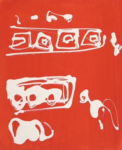 Velké budovy, série II (akryl na MDF desce) od Colin Booth