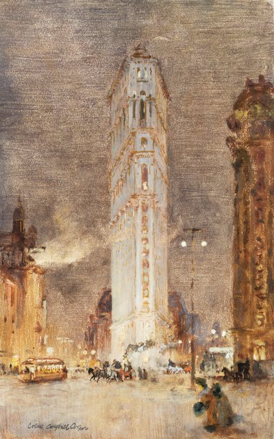 Flat Iron Building, New York od Colin Campbell Cooper