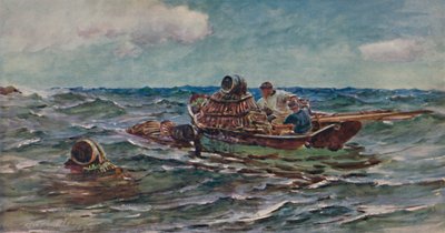 Lobster Catchers, 1886, 1935 od Colin Hunter