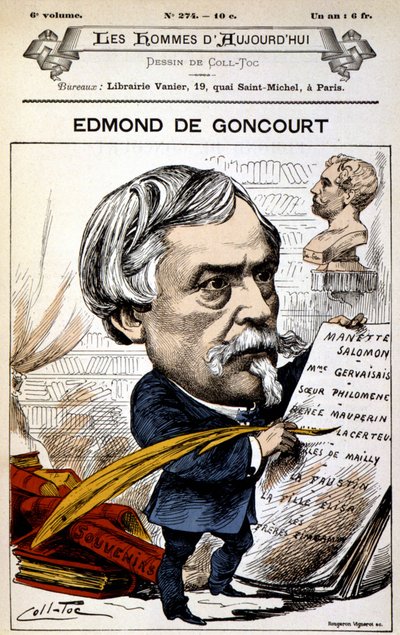 Edmond de Goncourt – od Coll-Toca (Coll Toc), v „“Les Hommes d