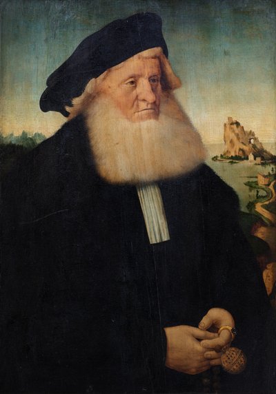 Portrét vousatého gentlemana od Conrad (attr. to) Faber von Creuznach