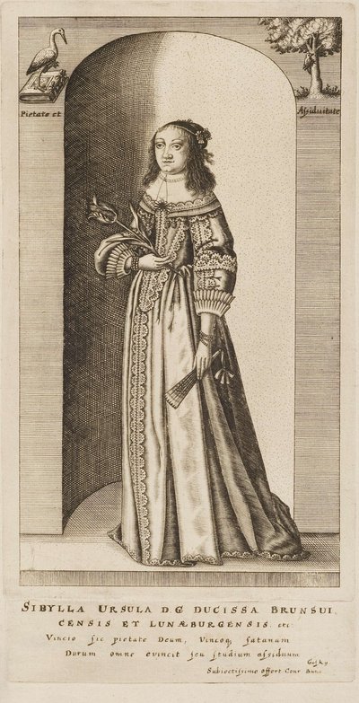 Conrad Buno - Sibylle Ursula, princezna brunšvicko-lüneburská od Conrad Buno