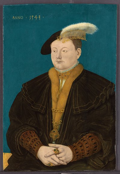 Portrét Friedricha Magnuse I von Solms-Laubach, 1543 od Conrad Faber