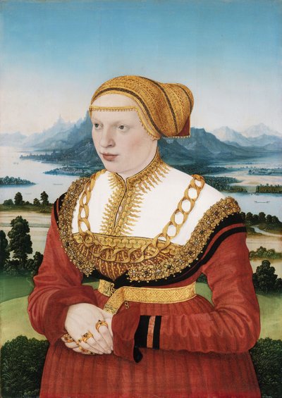 Portrét Kateřiny Knoblauchové (1513-1542) od Conrad Faber von Kreuznach