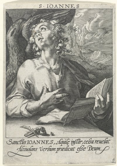 Evangelista Jan Čtyři evangelisté (název série) od Conrad Goltz (possibly)