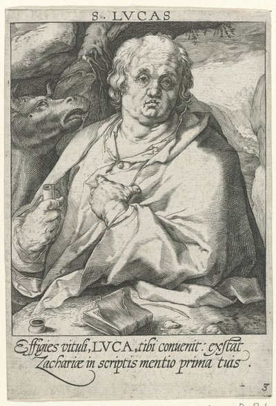 Evangelista Lukáš Čtyři evangelisté (název série) od Conrad Goltz (possibly)