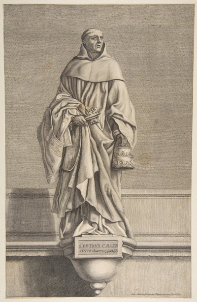 Svatý Petr Celestýn. od Conrad Lauwers