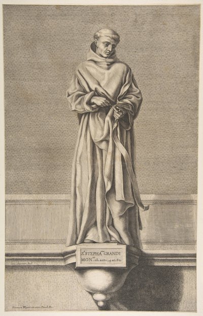 Svatý. Stephanus Girandi, 17. století. od Conrad Lauwers