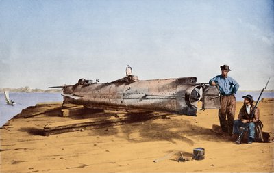 Konfederační ponorka, Hunley od Conrad Wise Chapman