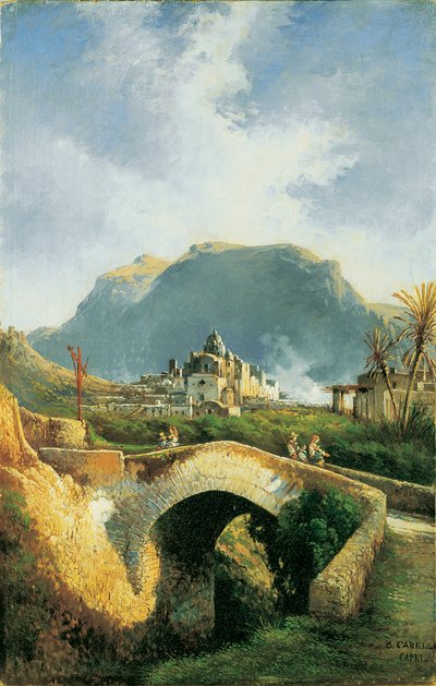 Capri, Tiberiův most od Consalvo Carelli