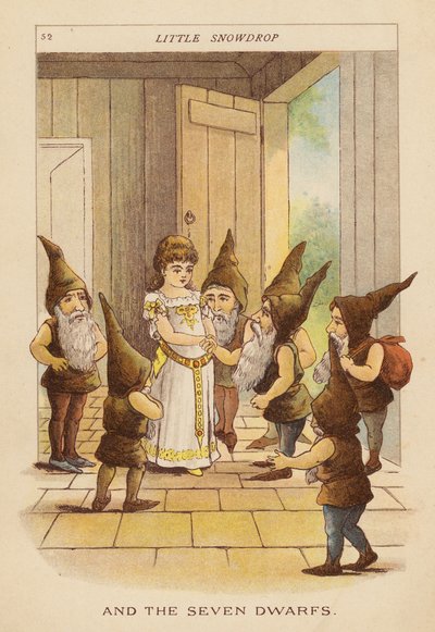 Malá sněženka (barevná litografie) od Constance Haslewood