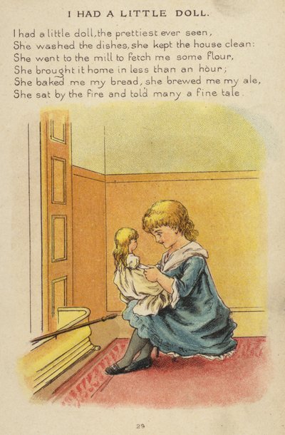 Říkanka: I Had A Little Doll (chromolitho) od Constance Haslewood