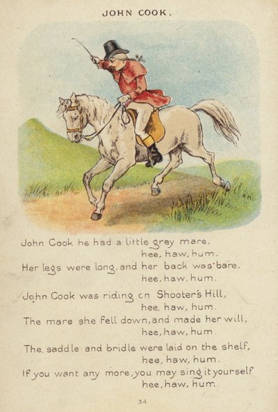 Říkanka: John Cook (chromolitho) od Constance Haslewood