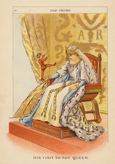 Tom Thumb (barevná litografie) od Constance Haslewood