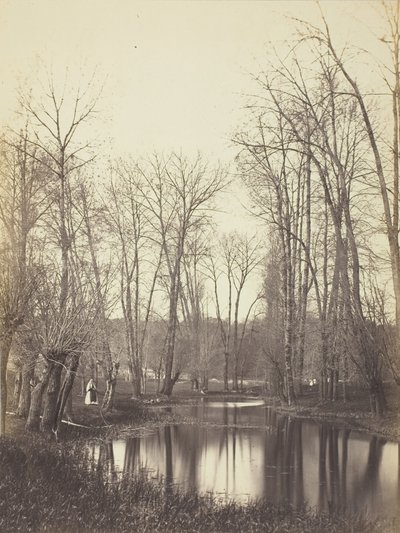 Etang et Fermiere Pool a farmářka, c. 1865. od Constant Alexandre Famin