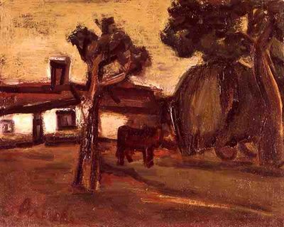 Farm-yard (olej na plátně) od Constant Permeke