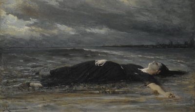 Ofélie od Constantin Emile Meunier