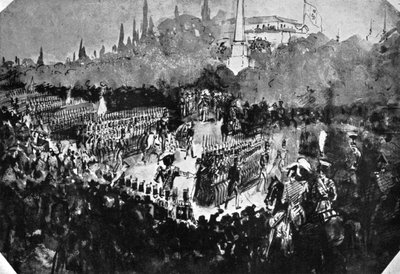 Recenze v Madridu, 1930. od Constantin Guys