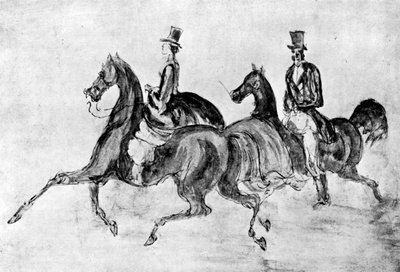 Les Cavaliers, 1930. od Constantin Guys