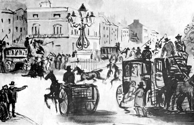 Slon a hrad, 19. století, 1930. od Constantin Guys