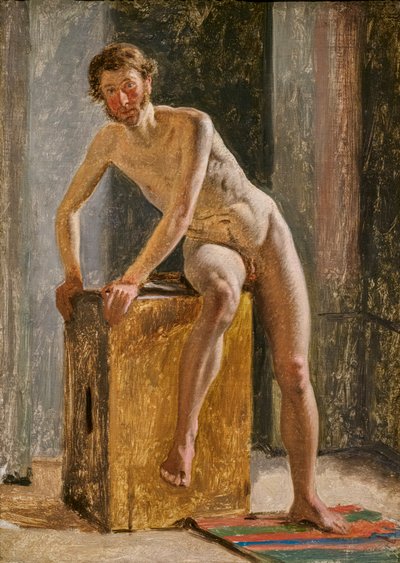 Mužský model v Eckersbergově ateliéru od Constantin Hansen