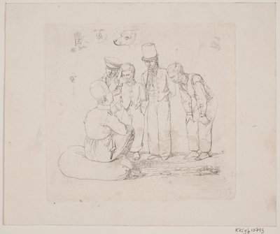 Ruský námořník v Toldbodenu od Constantin Hansen