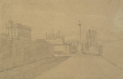 V zahradách Villa Albani od Constantin Hansen