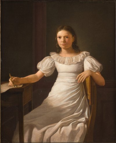 Umělcova sestra Alvilde od Constantin Hansen