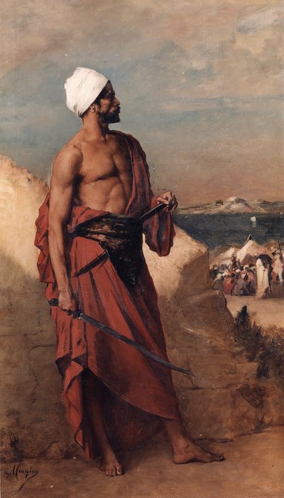 Arabská stráž od Constantin Meunier