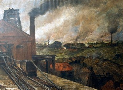 Italština: Černá země - Borinage od Constantin Meunier